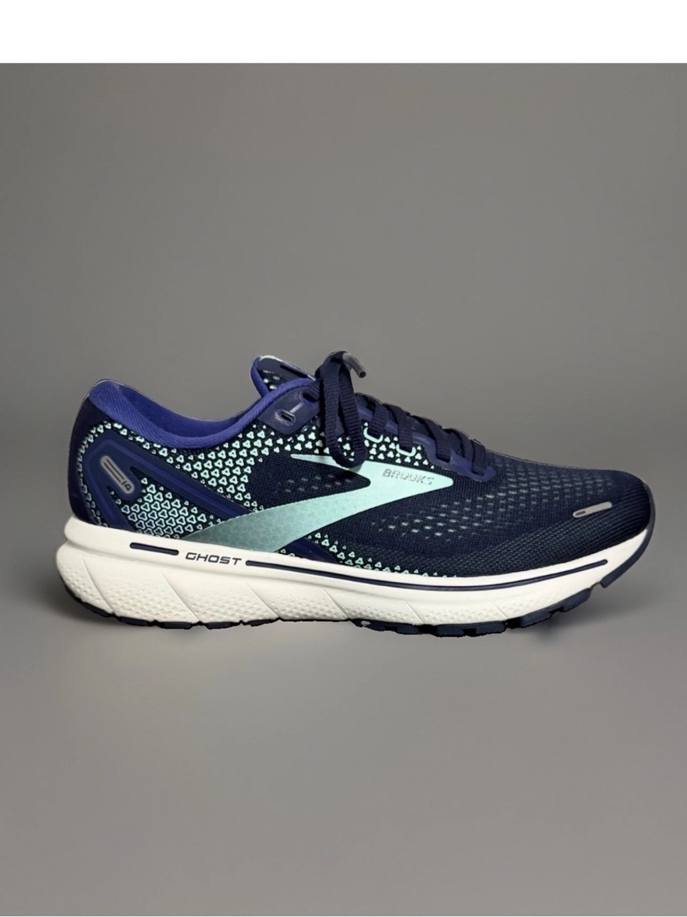 Brooks Ghost 14 Women's Navy Blue Running Shoes 1203561B446 Size 8.5B